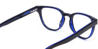Cat Eye and Wayfarer Glasses in Blue