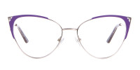 Purple Vintage Inspired Frame, Designer Glasses-1