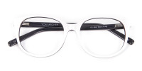 White Glasses in Wayfarer-Cateye Style