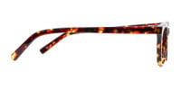 Warm-toned Tortoiseshell Glasses in Cat Eye Style