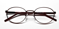 Round Glasses in Brown, Eyeglasses -1