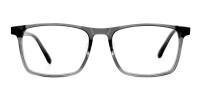 Crystal and Light Grey Rectangular Glasses-1