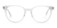round clear lens glasses-1