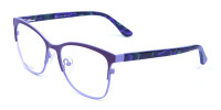Violet & Aurora Green Dual Tone Glasses