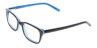 Striking Blue Eyeglass Frames -1
