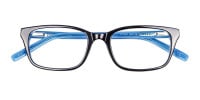 Striking Blue Eyeglass Frames -1