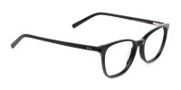 Black Wayfarer Acetate Eyeglasses Unisex-1