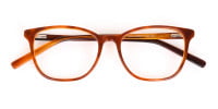 Caramel Brown Wayfarer Acetate Eyeglasses-1