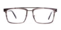 Smudge Lined Grey Glasses