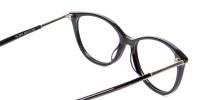 Cool Black Cat Eye Glasses -1