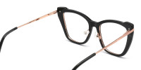 black cat eye spectacles-1