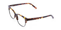 Havana & Tortoiseshell Half-Rim Glasses