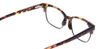Havana & Tortoiseshell Half-Rim Glasses
