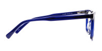 Navy Blue Rectangular Glasses -1