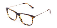Chic Metallic Tortoiseshell Glasses