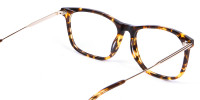 Chic Metallic Tortoiseshell Glasses