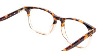 Tortoiseshell Dual-Toned Designer Glasses - 1