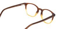 Crystal Brown & Honey Havana Two-Tone Glasses-1
