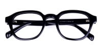 Trendy Black Geometric Glasses-1