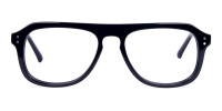 All Black Aviator Glasses Frame-1
