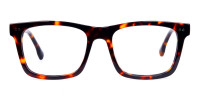 Tortoise and Brown Square Glasses-1