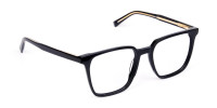 Square Black Eyeglasses-1