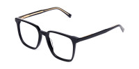 Square Black Eyeglasses-1