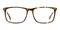 Tortoiseshell Glasses with Gold Hinge - 1