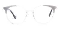 Smart Round Glasses in Trendy Clear Style - 1