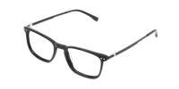 Designer Black Frame glasses in Rectangular - 1