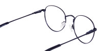 Designer Black Round Glasses Frame-1