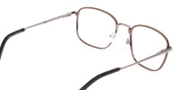 Full-Rim Gunmetal Wayfarer Glasses Frame Unisex-1