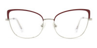 cat eye rose gold eyeglasses-1