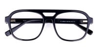 Simple Black Aviator Glasses-1
