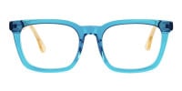 Crystal Sky Blue Wayfarer Glasses-1