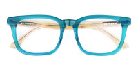 Crystal Sky Blue Wayfarer Glasses-1
