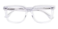 Full Rim Crystal Clear Wayfarer Eyeglasses-1