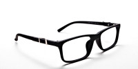 black Wayfarer eyeglasses