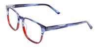 Marble Blue & Red Glasses -1