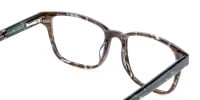 Brown Marble Rectangular Glasses