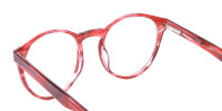 Marble Sunset Red Glasses 
