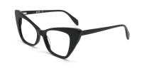 women's black cat eye glasses-1