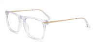 gold clear glasses-1