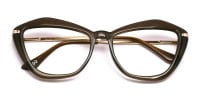 Brown Cat Eye Glasses-1