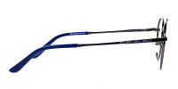 Royal Blue Gunmetal Aviator Glasses-1