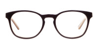 Black & Beige Reading Glasses -1
