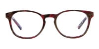 Risque Red & Blue Marbled Reading Glasses - 1