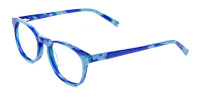 Marble Blue Reading Glasses -1