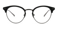 Black Horn Rimmed Glasses-1