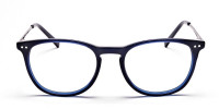 Dark Blue Round Glasses, Eyeglasses